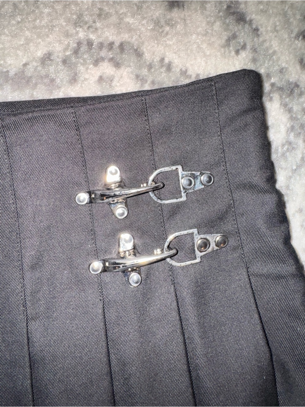 Lioness Fame Buckle Detail Pleated Midi Skirt - Picture 6 of 8